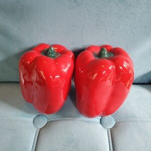 Red Bell Pepper Ceramic Decor